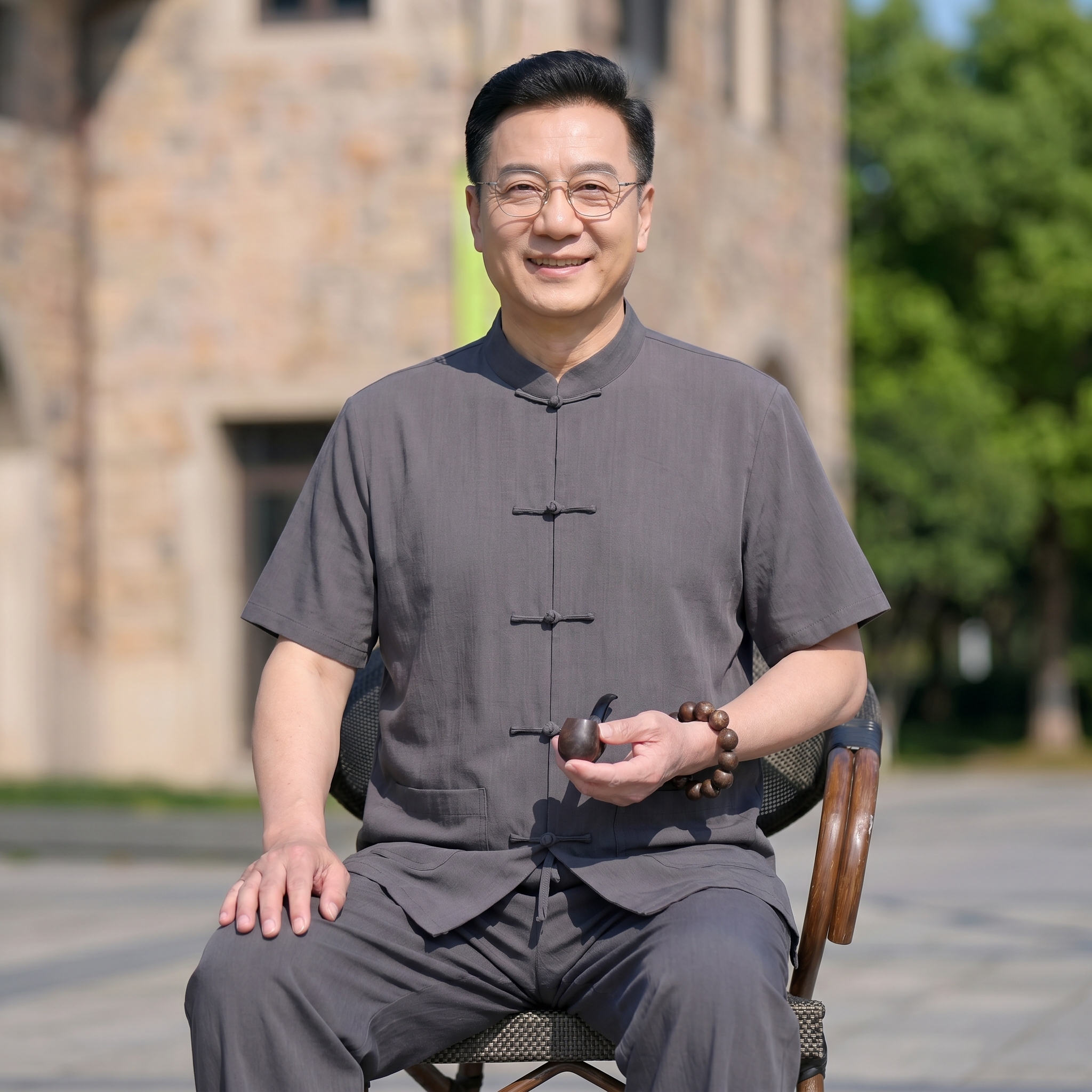 中老年唐装视频生成