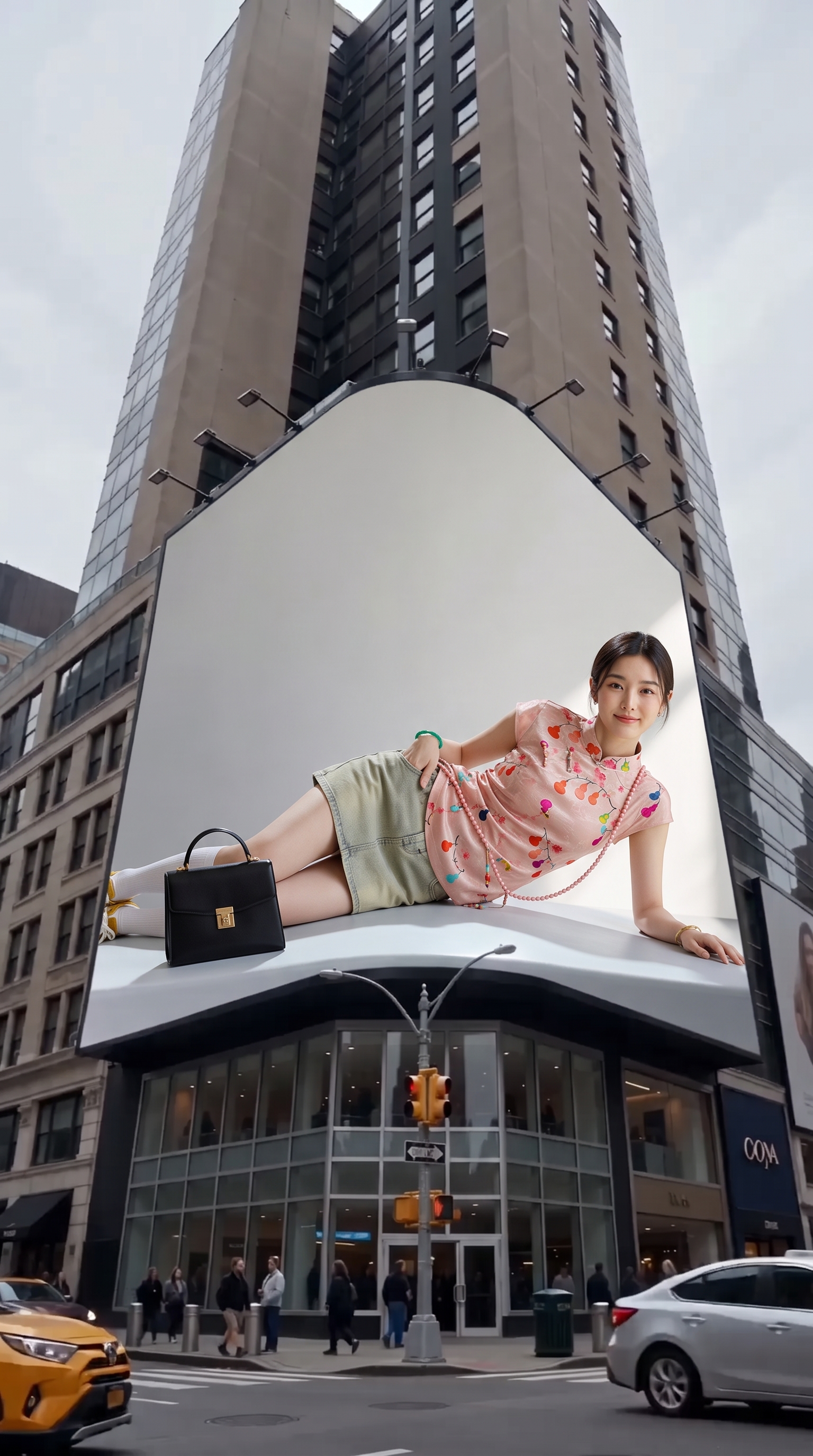 大屏幕扔包包